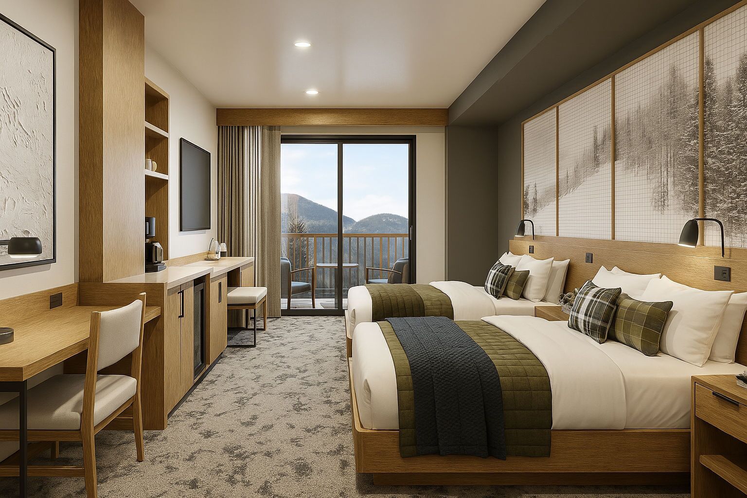 Scenic King Room W/ Balcony, Views & Ski Access - Pueblo, CO