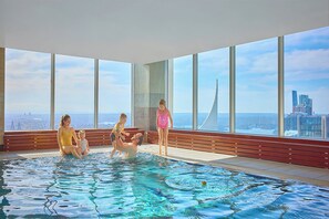 Indoor pool, a heated pool