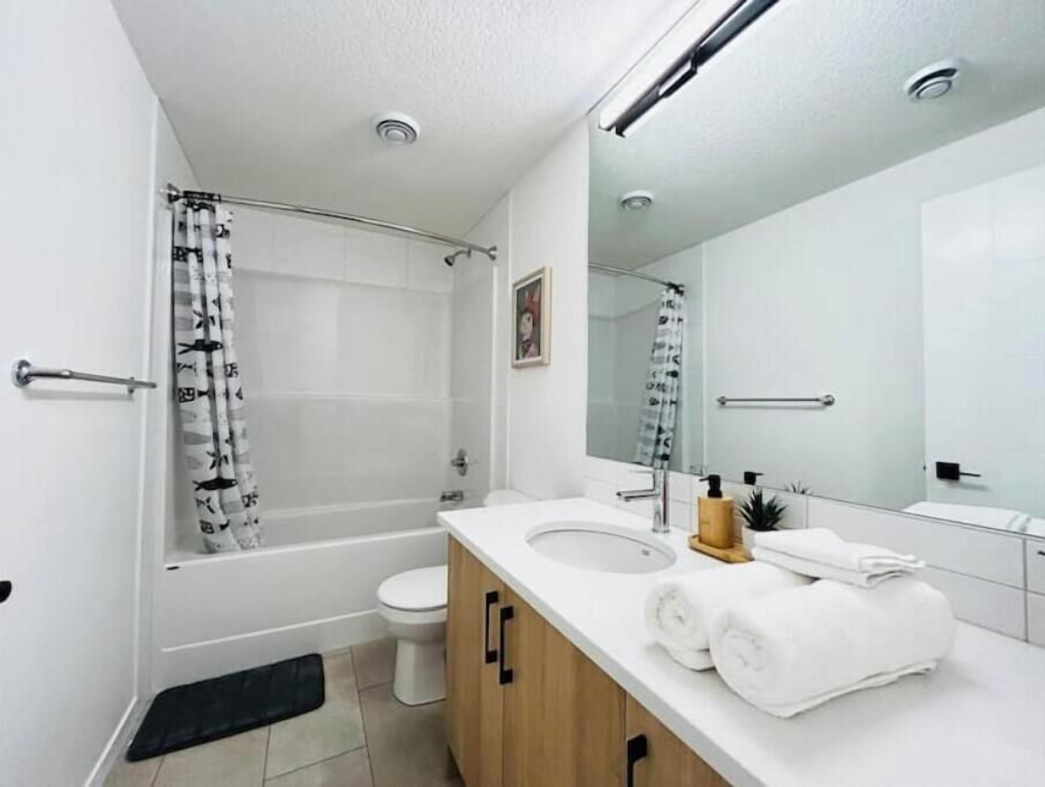 Towels, soap, toilet paper