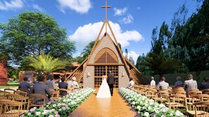 Outdoor wedding area - Hotel Ilha do Marajó (Soure)