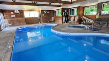 Indoor pool, a heated pool
