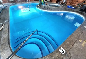 Indoor pool, a heated pool