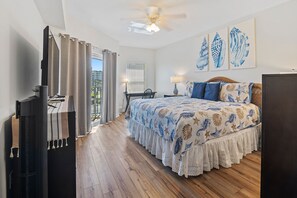 House, Multiple Beds, Balcony, Garden View (Ocean Walk 3-404) | 3 bedrooms, individually decorated, individually furnished, bed sheets - Ocean Walk 3-404 (New Smyrna Beach)