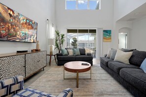 Smart TV, video games, foosball