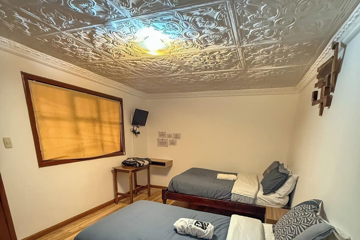 Classic Double Room, Private Bathroom | Desk, laptop workspace