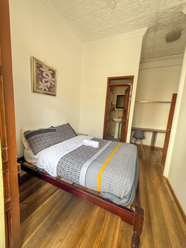 Classic Double Room, City View | Desk, laptop workspace