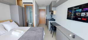 舒适公寓 | 免费 WiFi、床单