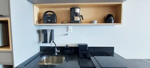 舒适公寓 | 私人厨房 | 迷你冰箱、微波炉、炉灶、搅拌机