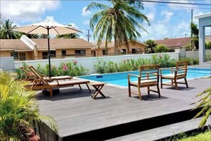 Alberca al aire libre 