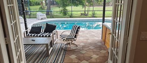 Alberca al aire libre