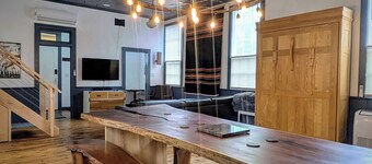 2 miles to Ricketts Glen. Updated and cozy schoolhouse with porch and fire pit.