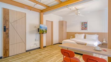 Blackout curtains, iron/ironing board, free WiFi