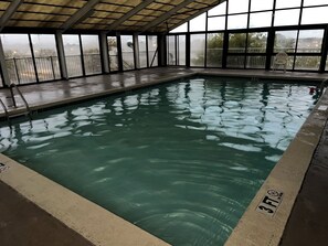 Indoor pool, a heated pool