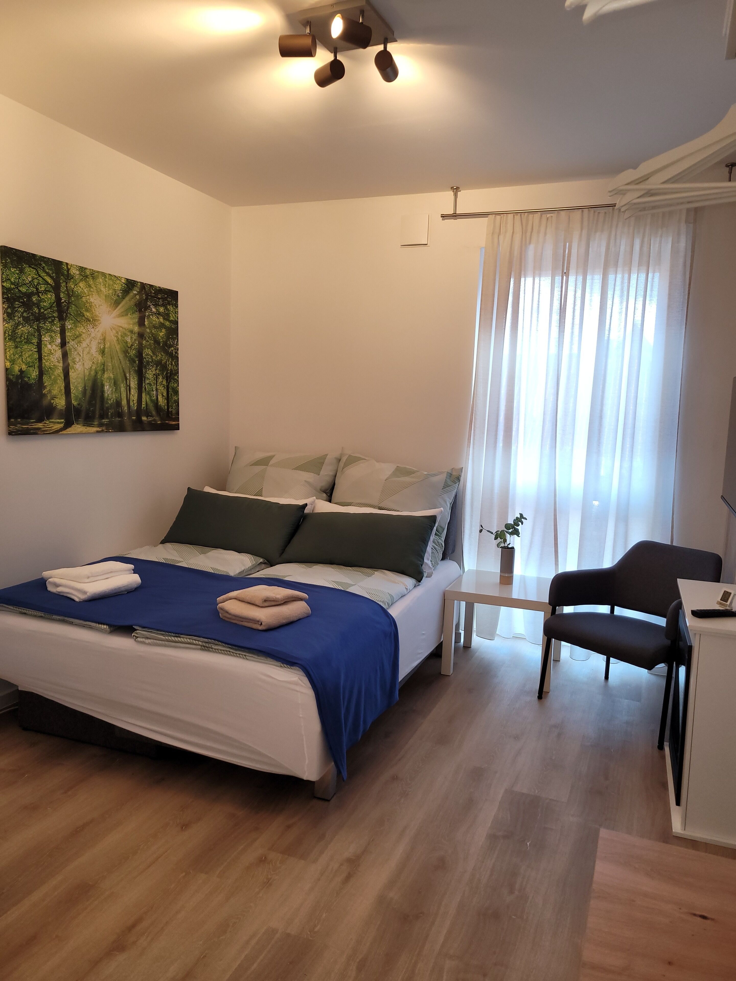 1 bedroom, iron/ironing board, free WiFi, bed sheets