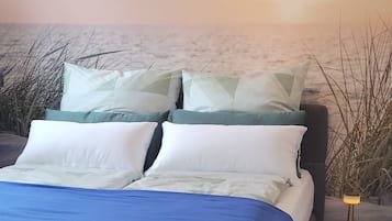 1 dormitori, planxa i posts de planxar, wifi gratuïta i roba de llit