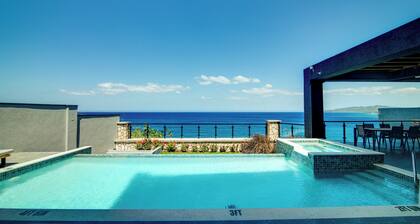 Luxury Oceanfront Villa Fully Staffed