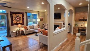 スマートテレビ、暖炉