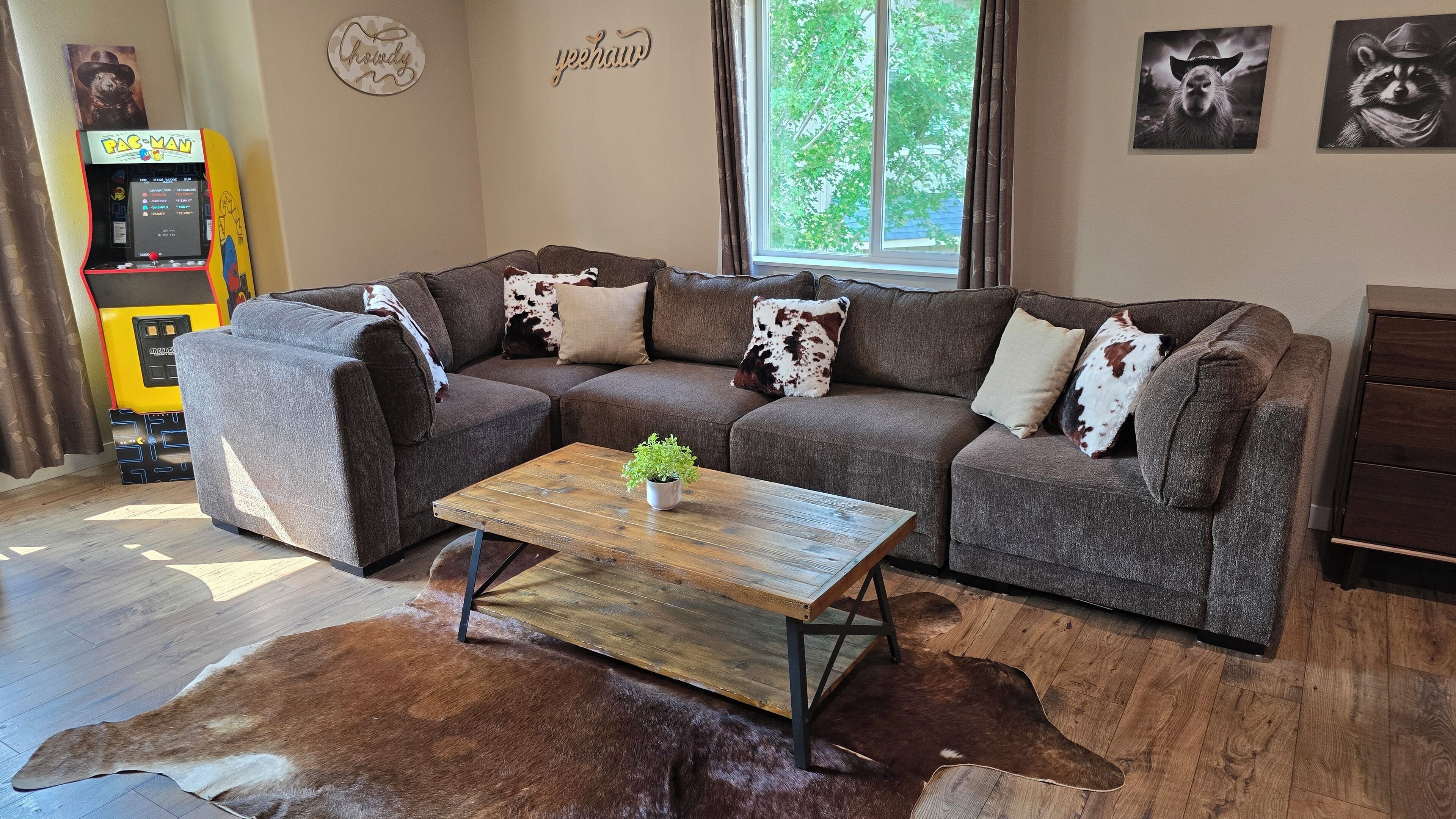 TV connectée, cheminée