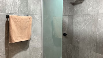 Towels, soap, toilet paper