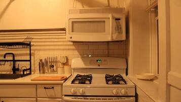 Microwave, oven, stovetop