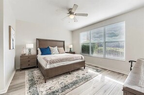 2 bedrooms, desk, iron/ironing board, free WiFi