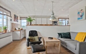Televisie en een open haard