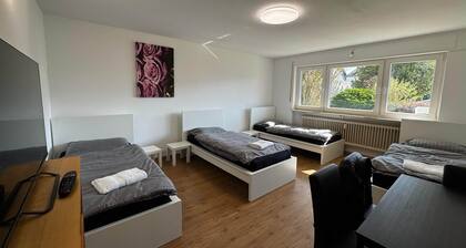 Wohnung Niedernhausen 60 qm 7 Einzelbetten Stellplatz