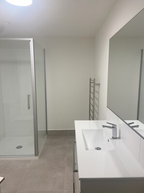 Towels, soap, toilet paper