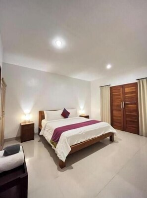 1 bedroom, internet, bed sheets