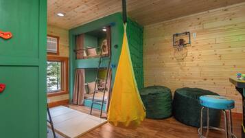 2 bedrooms, iron/ironing board, travel crib, WiFi