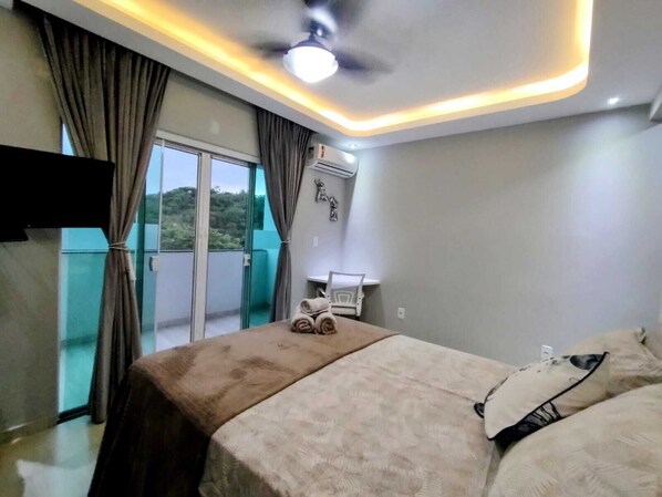 2 bedrooms, desk, iron/ironing board, free WiFi