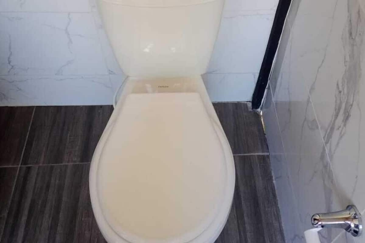 Shower, free toiletries, towels, soap