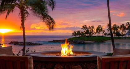 PENTHOUSE Studio at Marriott's Ko Olina! Top Floor, Majestic Mountain Views