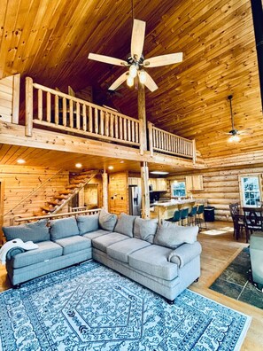 Télévision, cheminée