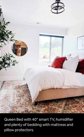 3 soverom, strykejern/-brett, wi-fi og sengetøy