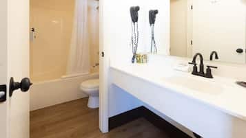 Hair dryer, towels