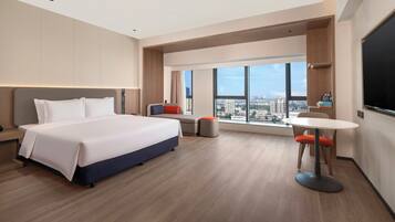 Chambre Standard, 1 trĂšs grand lit (Extra Floor Space) | Couette en duvet d'oie, bureau