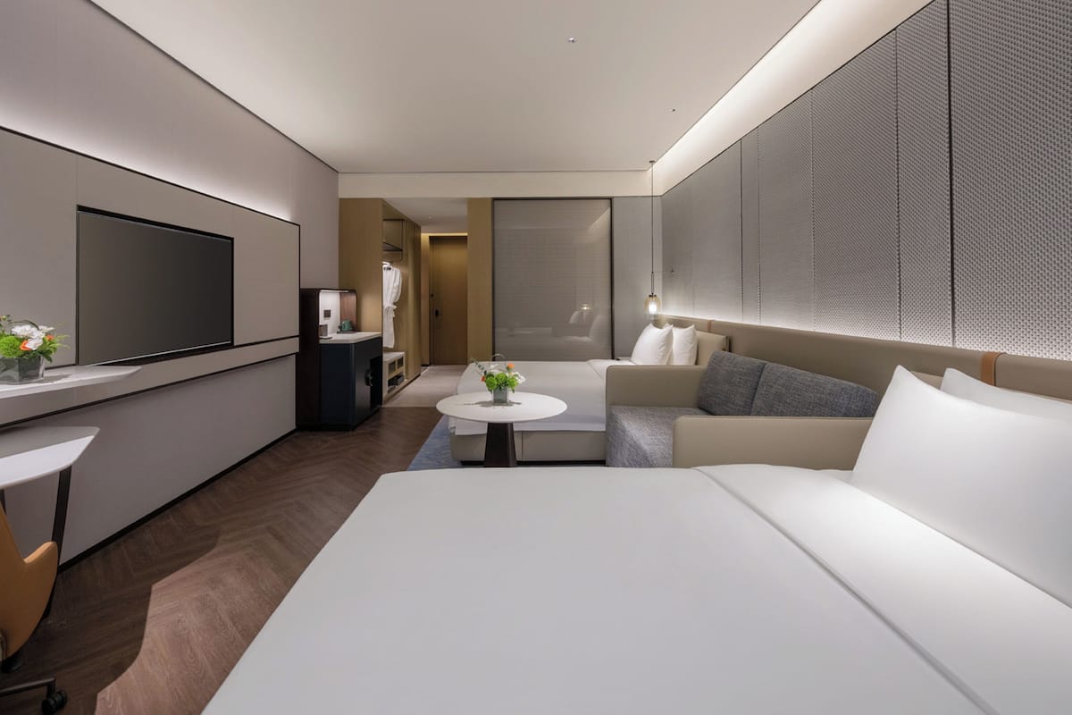 Minibar, in-room safe, desk, laptop workspace