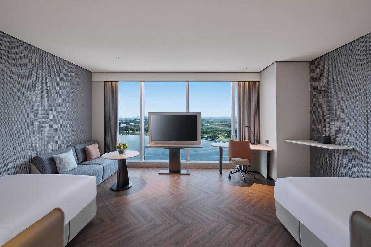 Standardrum - 2 dubbelsängar - sjöutsikt | Gratis wi-fi