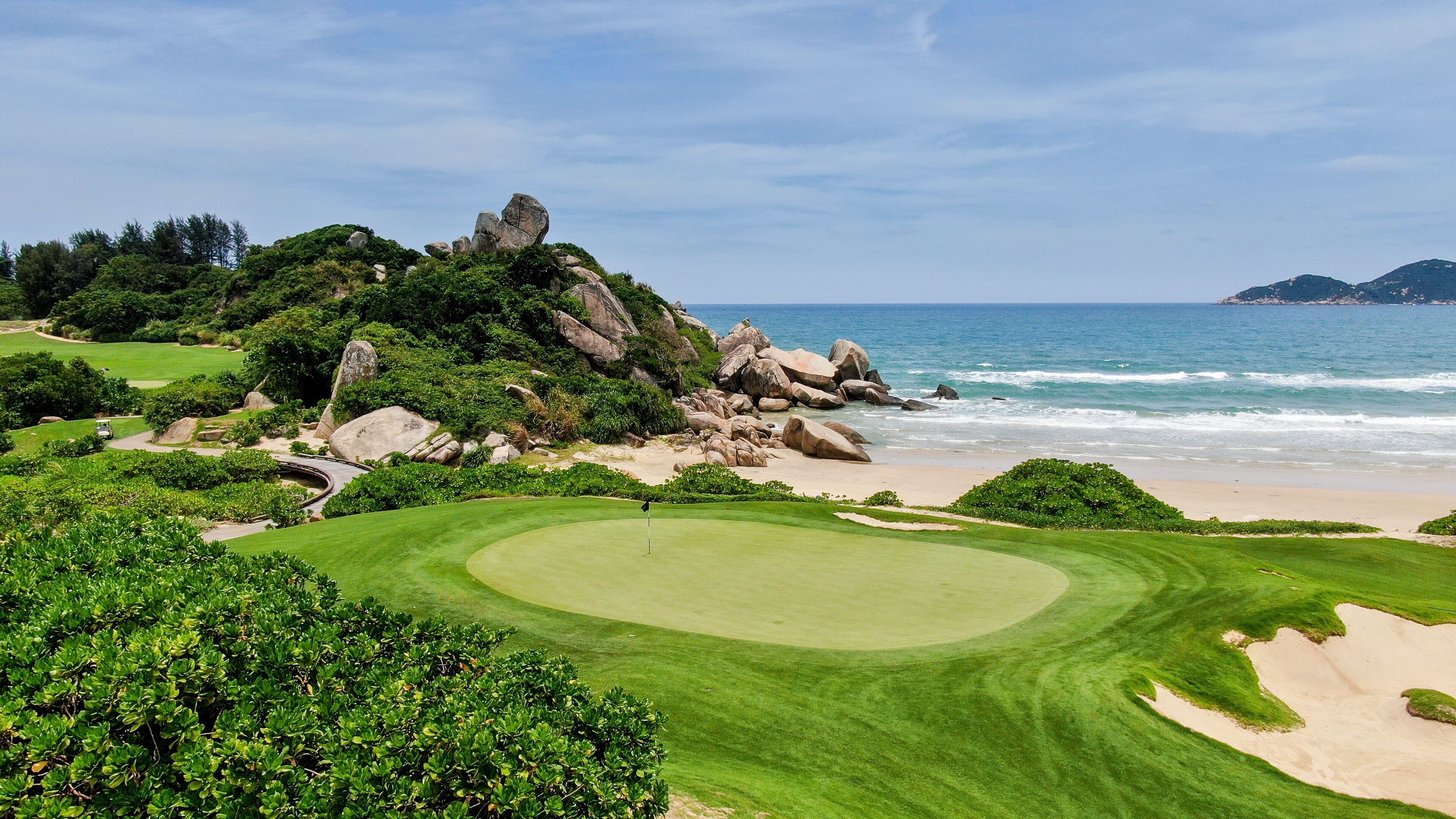 高尔夫球场景观