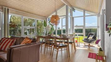 Smart-tv och eldstad