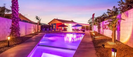 Una piscina climatizada