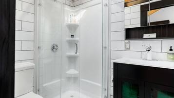 Shower, hair dryer