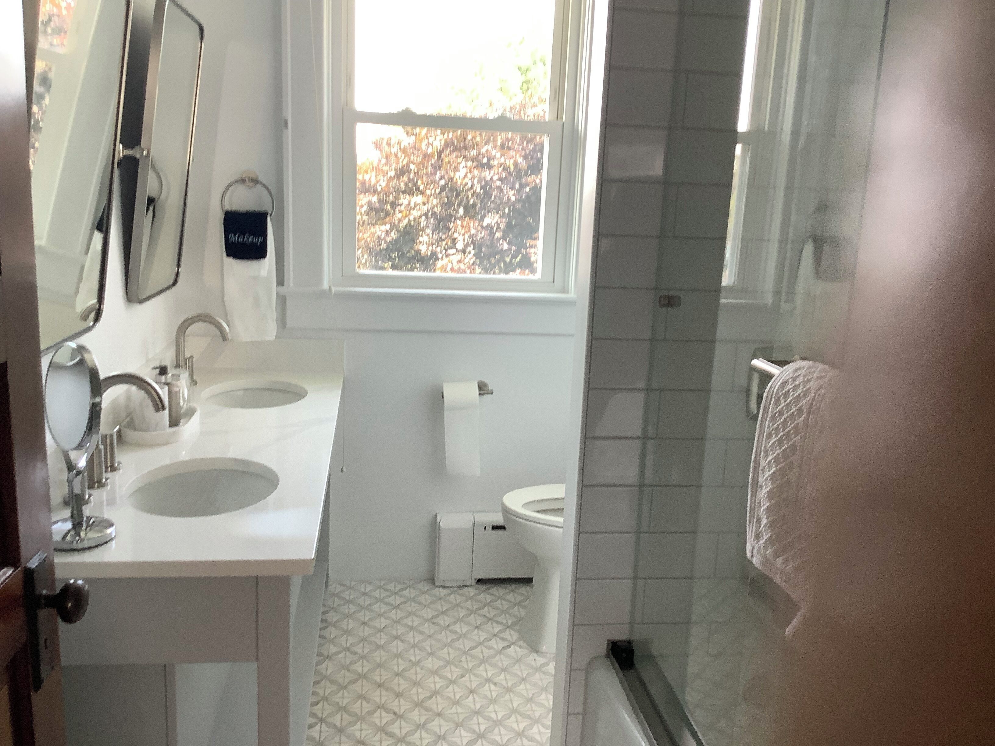 Towels, soap, toilet paper