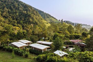 Aerial view - Blue Morpho Lodge (Bajos del Toro)