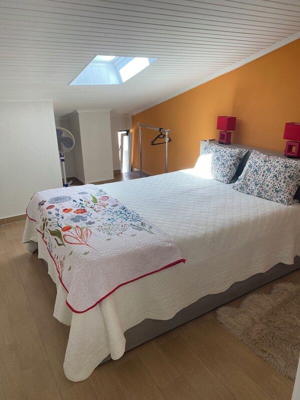 1 bedroom, iron/ironing board, bed sheets