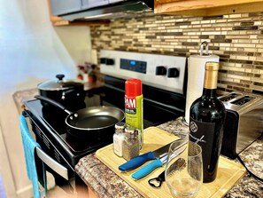 Microwave, oven, stovetop