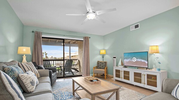 Condo, Multiple Beds, Balcony, Garden View (Lei Lani MT117) | Living area | 42-inch flat-screen TV with digital channels