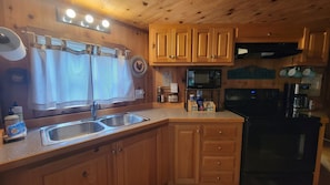 Microwave, oven, stovetop