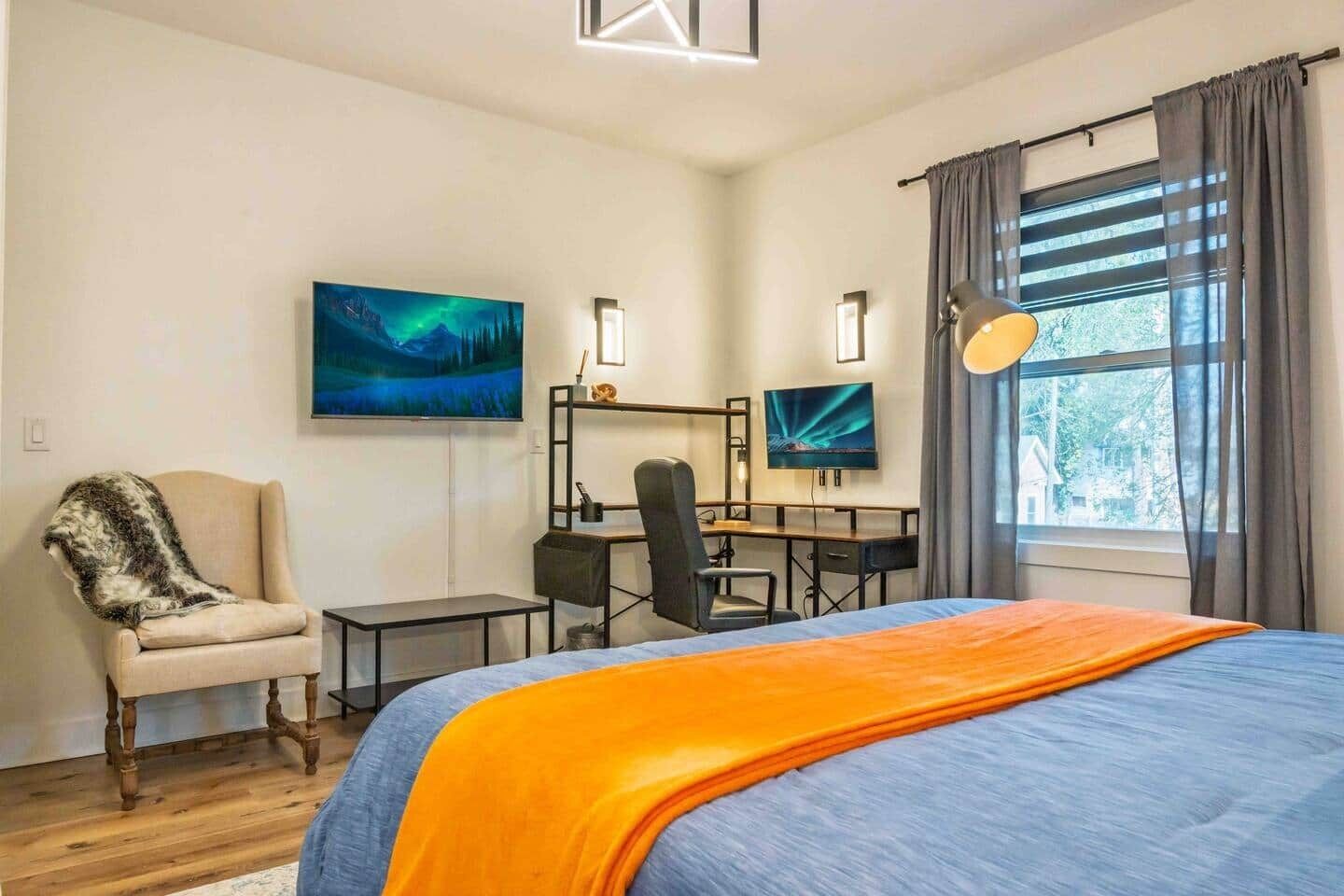 4 chambres, bureau, fer et planche à repasser, Wi-Fi gratuit